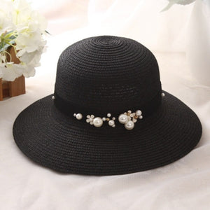 Fashion Flat Brim Straw Sun Hat