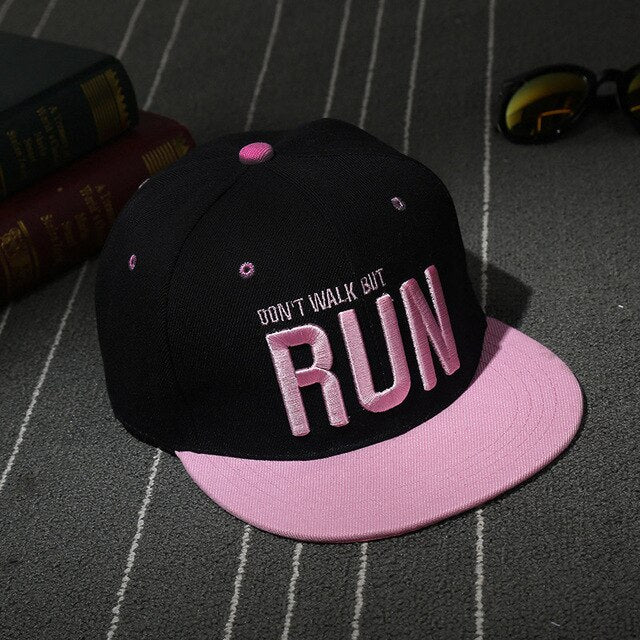 Pink Black Hip-Hop Cap